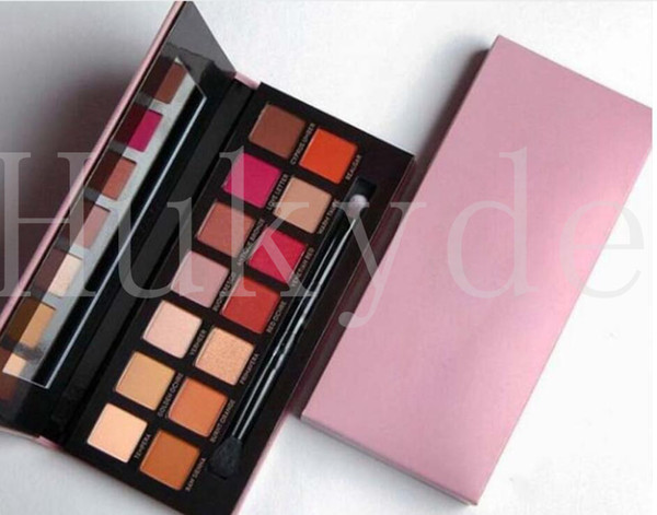 Eyeshadow Renaissance Pink Eye Shadow Palette 14 Colors Limited Eyeshadow Kit With Brush Makeup Palettes Free Shipping By DHL