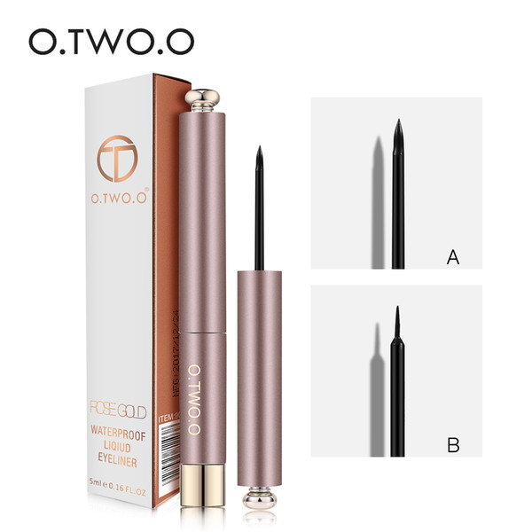 O.TWO.O Liquid Eyeliner Black Waterproof Smooth Eyeliner