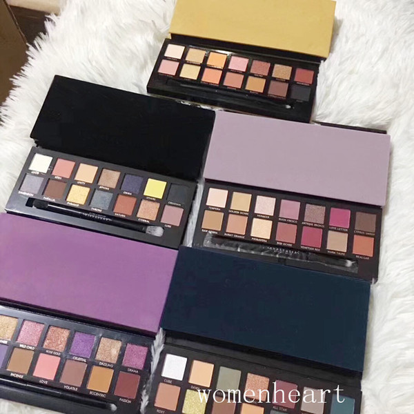 New Makeup fashiond perfect Eyeshadow Pink Black Yellow Green Purple eyeshadow Palette 14charming Color Eyeshadow Palette DHL free shipping