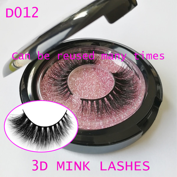 private logo 3D mink hair eyelashes Mink False Eye soft lash opulent Hand Made False Eyelashes reusable luxurious full strip lashes GR53