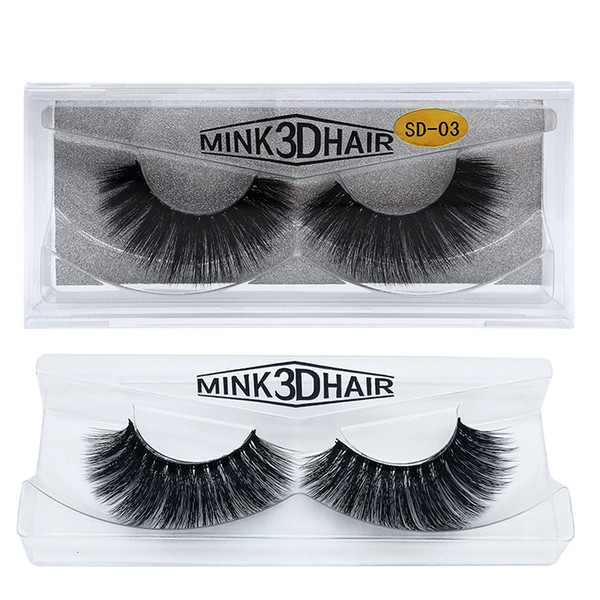 JIEFUXIN Mink Eyelashes 3D Mink Lashes Thick Volume HandMade Full Strip Lashes Cruelty Free Mink Lashes 11 Style False Eyelashes