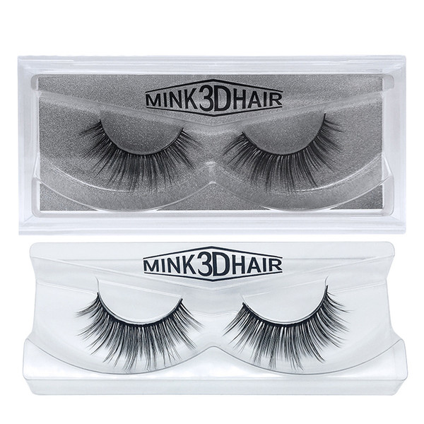 JIEFUXIN Mink Lashes 3D Mink Eyelashes Natural False Eyelashes 1pair/lot Handmade Fake Eye Lashes Extension for Beauty Makeup