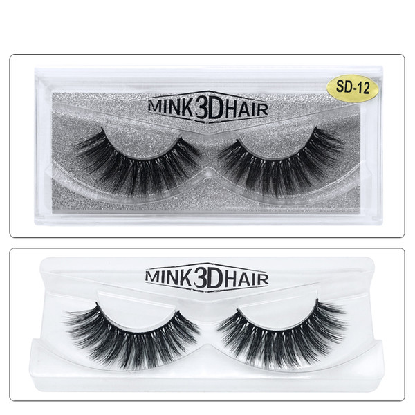 JIEFUXIN 3D Handmade Mink Eyelashes individual Natural False Eyelashes for Beauty Makeup fake Eye Lashes Extension