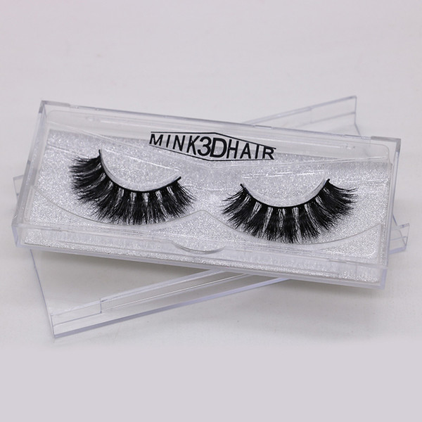 1 pair mink eyelashes 3d mink lashes natural hand make false eyelashes makeup long fake eyelash extension Eye Pads