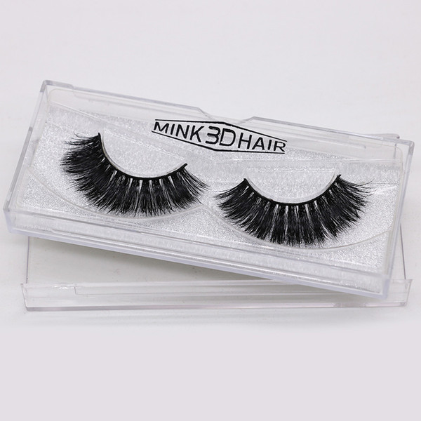 JIEFUXIN 9 styles 100% mink eyelashes Thick 3d false eyelashes mink 3d lashes volume soft lashes eyelash extension with box