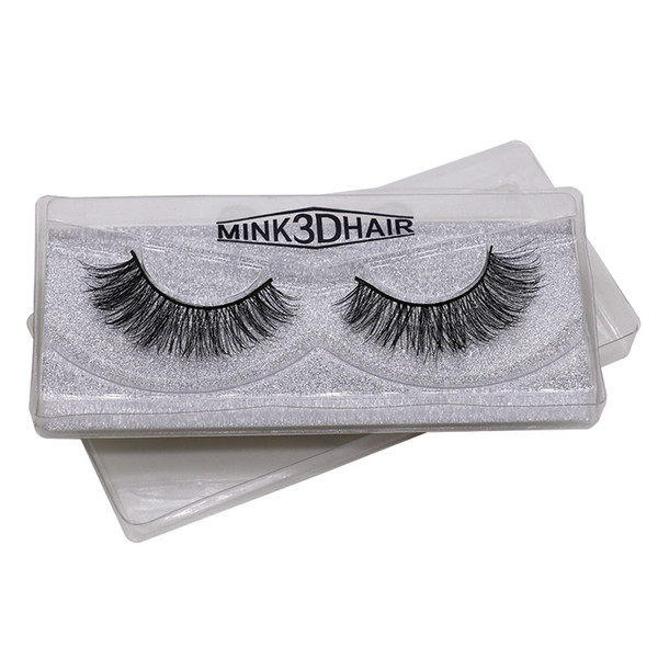 1 pairs cruelty free natural false eyelashes fake lashes long makeup 3D mink lashes extension eyelash mink eyelashes for beauty