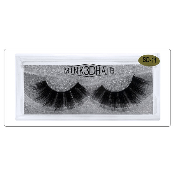 JIEFUXIN natural false eyelashes fake lashes makeup kit 3D Mink Lashes eyelash extension mink eyelashes maquiagem JFX-3D11