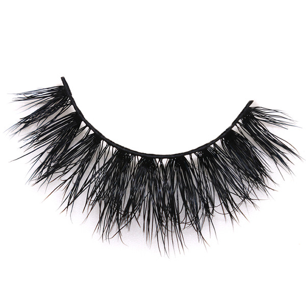 Eyelashes 3D Real Mink Eyelashes Natural Long False Eyelashes 100% Hand Made False Lashes Eye Extension cilios Long lasting JFX-H18