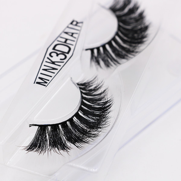 Mink Lashes 3D Mink Eyelashes Natural False Eyelashes 1 pair Handmade Fake Eye Lashes Extension for Beauty Makeup JFX-HXL31TO39