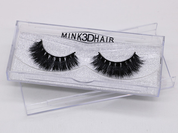 JIEFUXIN 3d Mink lashes Thick real mink eyelashes natural for Beauty Makeup Extension fake Eyelashes false lashes