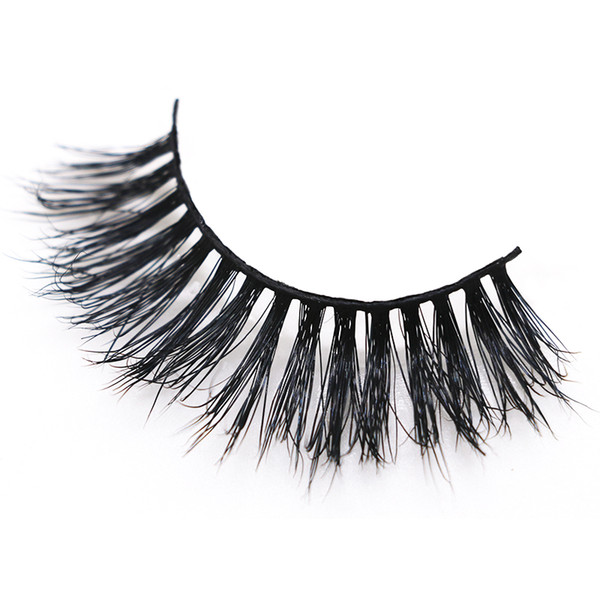 JIEFUXIN Mink Eyelashes 3D Mink Hair Lashes Wholesale Real Mink Fur Handmade Crossing Lashes Thick Lash Makeup 9 Styles 1 Pair JFX-H13