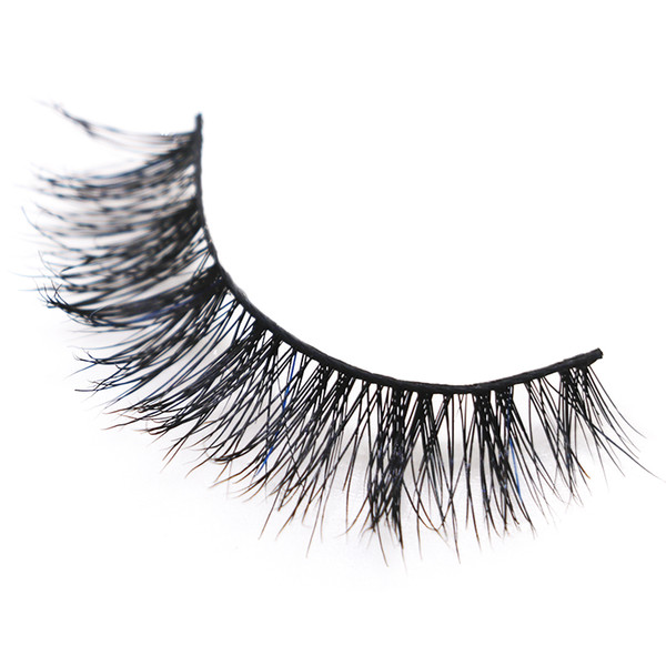 3D Mink Eyelashes Upper Lashes 100% Real Mink Strip Eyelashes Handmade Crossing Mink Eye Lashes Extension f08