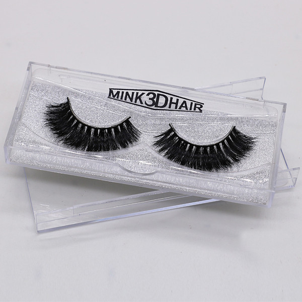 1 box mink eyelashes natural long 3d mink lashes hand made false eyelashes full strip lashes makeup false eyelash