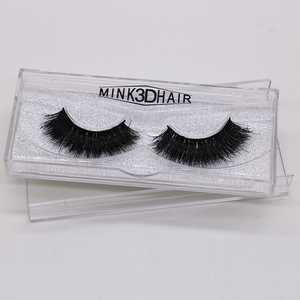 1 Pair mink eyelashes natural long 3d eyelashes 3d mink lashes hand made makeup false lashes 1 box Faux Cils