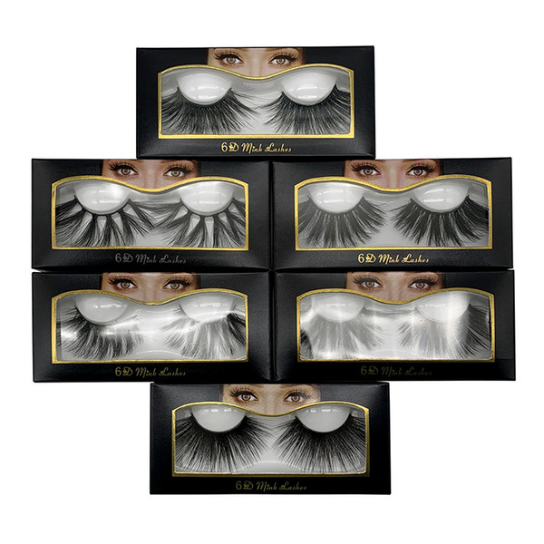 25mm 3D Eyelashes Mink Eyelashes Criss-cross False Eyelashes Cruelty Free Volume Mink Lashes Dramatic Eye lashes Makeup Tools