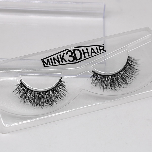 Mink Lashes 3D Mink Eyelashes Invisible Band Natural Black Mink False Eyelash Full Strip cilios Reusable JFX-F21