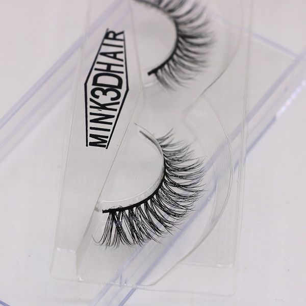 3D Mink Eyelashes Upper Lashes 100% Real Mink Strip Eyelashes Handmade Crossing Mink Eye Lashes Extension JFX-F19