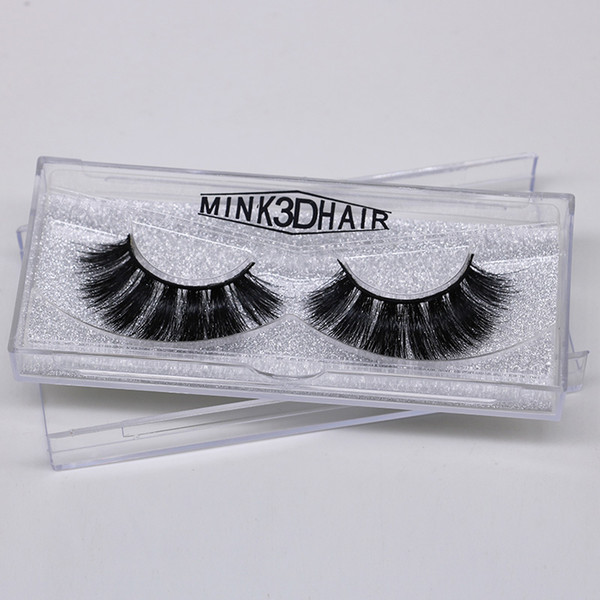 JIEFUXIN Mink Eyelashes Handmade False Lashes Reusable False Eyelashes Cilios Thick 3D Mink Lashes Maquiagem Makeup