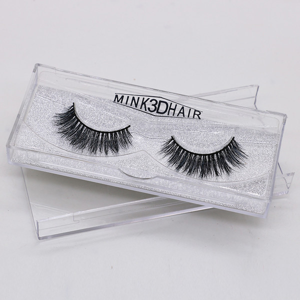 Mink Lashes 3D Mink False Eyelashes Long Lasting Lashes Natural & Lightweight Mink Eyelashes 1 pair Packaging