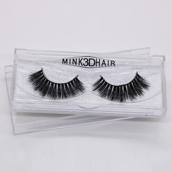 Mink Lashes 3D Handmade Mink Eyelashes Natural False Eyelashes 1 pair Fake Eye Strip Lashes Extension