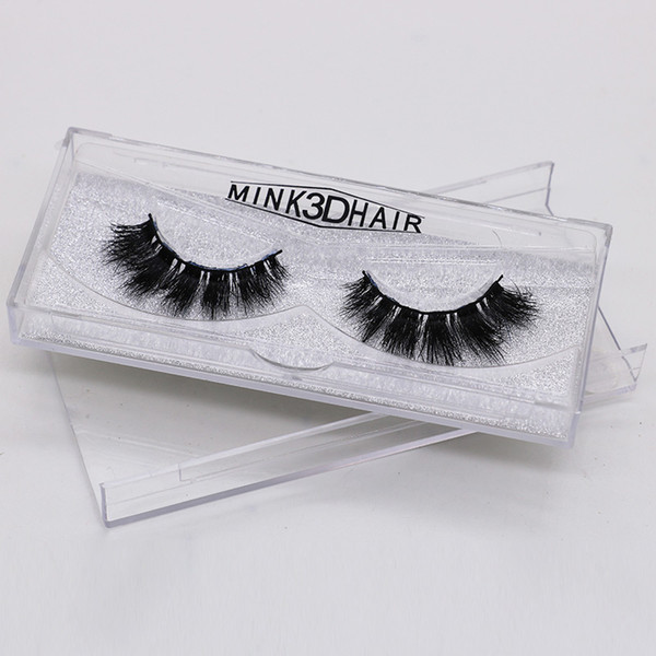 new 1 pair natural false eyelashes 3d mink lashes makeup hand made fake eyelash extension long mink eyelashes full strip lashes