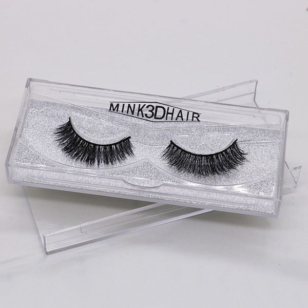 1 pair 3D Handmade Mink Eyelashes individual Natural False Eyelashes for Beauty Makeup fake Eye Lashes Extension