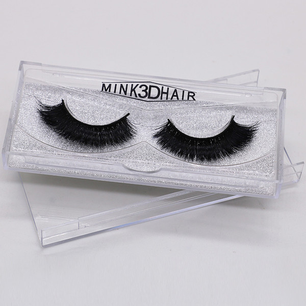 1 pair mink eyelashes natural long makeup false lash 3d mink lashes full strip lashes 1 pair eyelashes 1cm-1.5cm