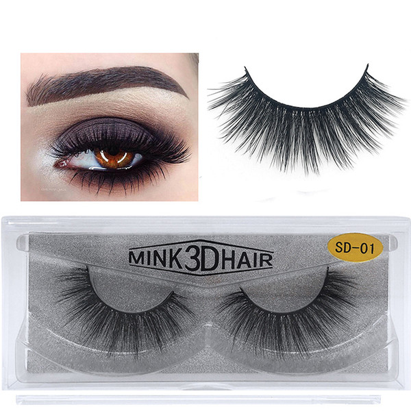 JIEFUXIN Mink Eyelashes 3D Mink Lashes Thick HandMade Full Strip Lashes Cruelty Free Luxury Mink Lashes 17 Style False Eyelashes JFX-3D01