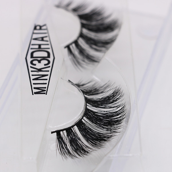 1 pair eyelashes natural long false mink eyelashes 1cm-1.5cm 3d mink lashes 1 box false lashes maquiagem cilios JFX-H17