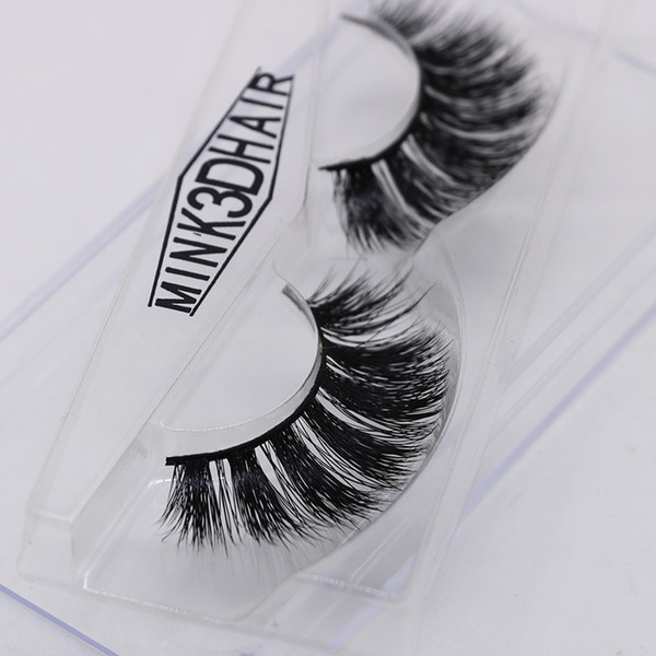 JIEFUXIN Mink Eyelashes 3D Mink Lashes Thick HandMade Full Strip False Eyelashes cruelty free Korean Mink Lashes 9 Style JFX-H42