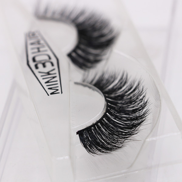 JIEFUXIN Mink Eyelashes Invisible Band Lashes Natural 3D Mink False Eyelash Full Strip Transparent band lashes cilios posticos JFX-H02