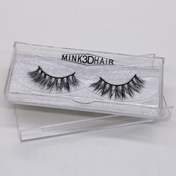 3D Mink Lashes Eyelashes False Eyelashes mink eyelashes Handmade Natural Cilios Fake Eye Lashes Extension f-02