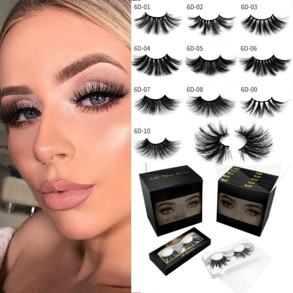 NEW 25mm 3D Mink Eyelashes 10 Styles False Eyelashes Hot Natural Long Mink Eye Lashes Eye Makeup High Volume Soft Eyelash