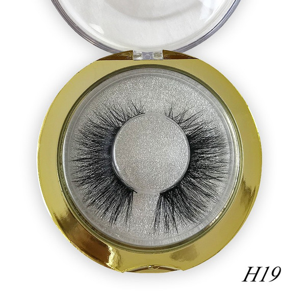 Hot Selling Individual False Eyelashes 1 Pair Box Mink Hair Lashes Natural Long Thick 3D Mink Eyelashes For Beauty Makeup