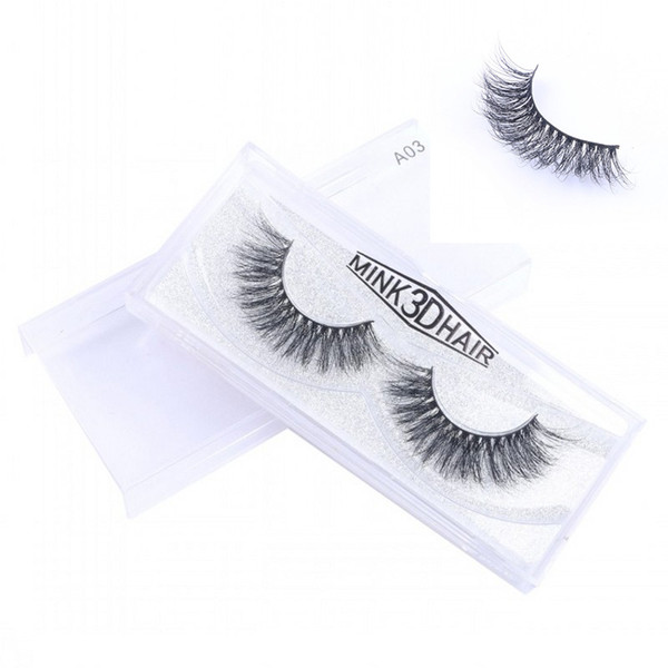 New Premium Quality 3D False Eyelashes Comfortable Soft Real Handmade Mink Lashes Natural Long Black Eyelash Extensions Free Shipping