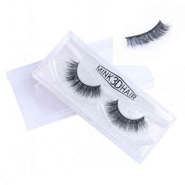 Wholesale High Quality False Eyelashes 100% Handmade 3D Mink Hair Lashes Natural Long Black Eyelash Extensions Free Shipping