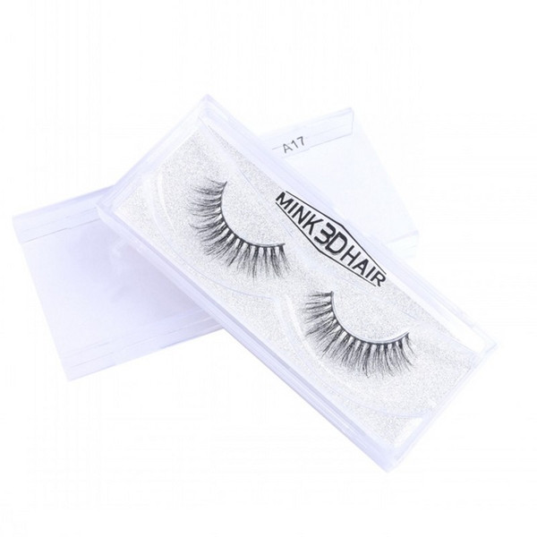 Natural Long Eyelashes 100% Handmade Mink Eyelashes Reusable False Lashes Super Soft Strip Eyelashes Free Shipping