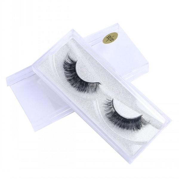 Mink False Eyelashes Hot Selling Handmade Mink Hair Strip Eyelashes Natural Long Thick Lashes Individual Eyelash Extensions