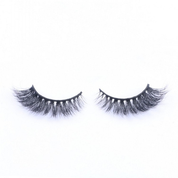 Hot Sale 3D False Eyelashes 100% Handmade Mink Hair Lashes Natural Long Curl Thick Eyelash Extensions Black Color Eyelashes