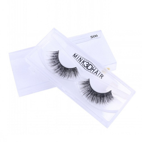 3D Mink Lashes Top Quality Handmade Mink Hair Eyelashes Natural Black Thick Full Strip Lashes Extensions