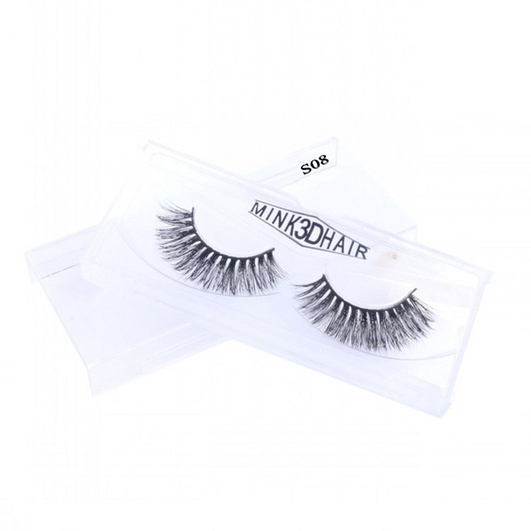 Mink Eye Lashes High Quality 100% Handmade Natural Long Thick Full Strip Lashes for Beauty Makeup