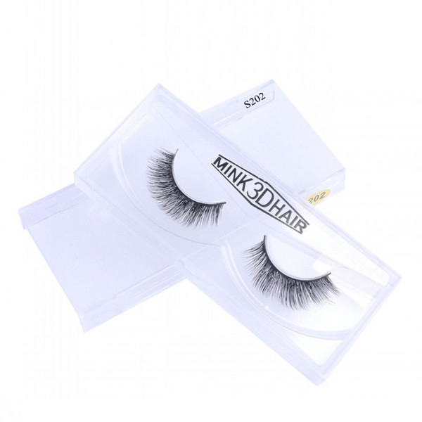 3D Mink Lashes Premium Quality 100% Real Handmade Mink Hair Eyelashes Natural Black Long thick Eyelashes Extensions