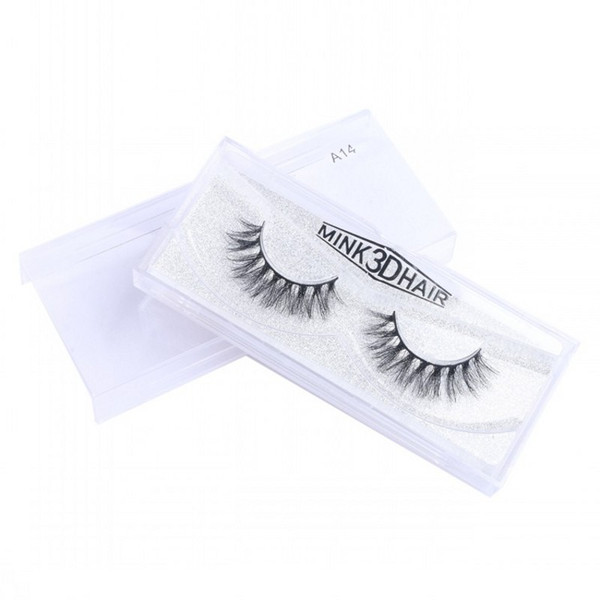 Mink False Eyelashes 100% Supernatural Life Handmade Mink Hair 3D strip Eyelashes Thick Fake Lashes Makeup Beauty