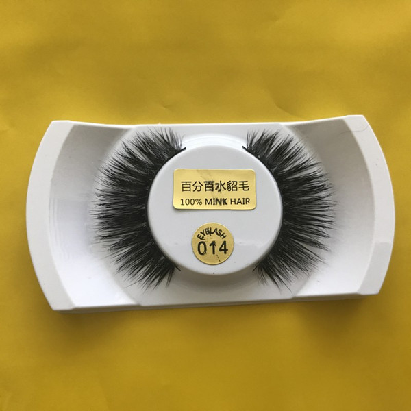 Wholesale False Eyelashes 100% Thick Real 3D Mink Hair Lashes Natural Long For Beauty Makeup Extension Fake Eyelashes