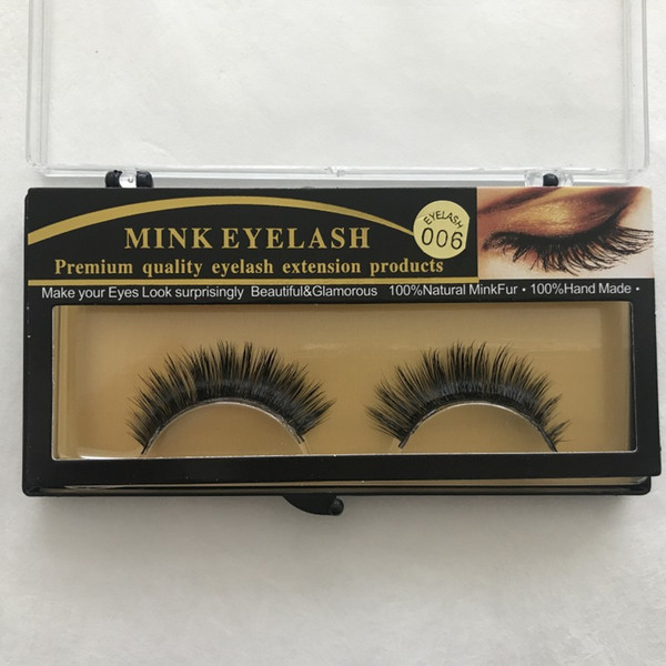 100% 3D Mink Makeup Cross False Eyelashes Real Handmade Natural Long Thick Eyelash Extensions Full Strip Lashes