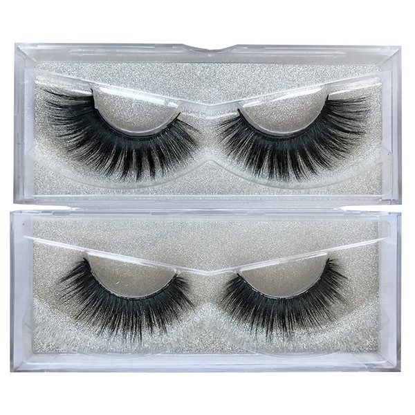 Silk Hair Faux Mink Eyelashes Private Logo Accepted Comfortable Soft 100% Handmade Full Strip Eye Lashes