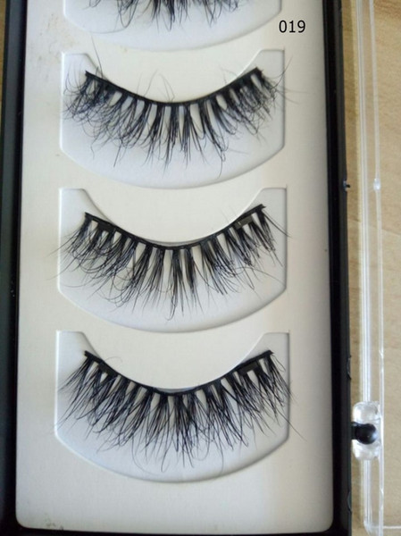 Wholesale False Eyelashes 4 Pcs Set Magnet Magnetic Mink Eyelashes Natural Soft Beauty Makeup Eyelash Extensions