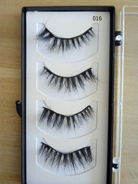 Magnetic Mink Eyelashes High Quality Easy To Wear 3D Reusable 4 Pcs/Set Two Magnet Magnetic False Eyelashes