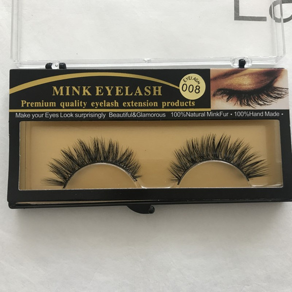 Wholesale Mink False Eyelashes High Quality 100% Handmade Mink Hair Lashes Natural Long Thick Beauty Makeup Eyelash Extensions