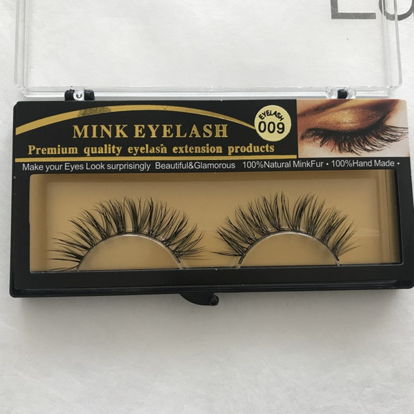 Private Logo Mink Eyelashes 100% Handmade 3D Mink Hair Lashes Natural Long Black Beauty Makeup Eyelash Extensions